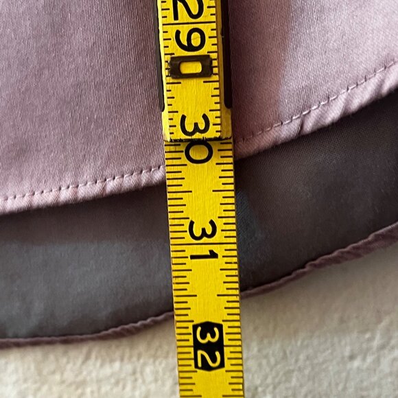 Geoffrey Beene Mens XL 17 1/2 33-35 Wrinkle-Free Sateen Dress Shirt Lavender - Picture 13 of 16